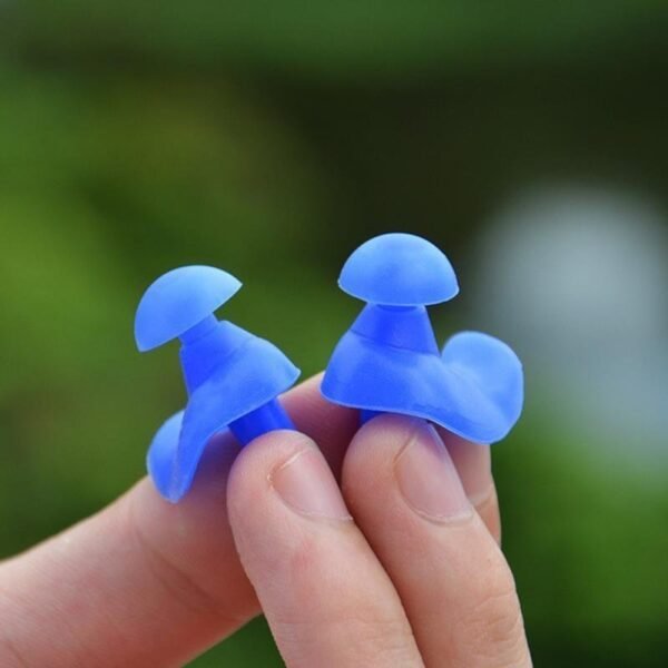 1 Pair Environmental Silicone Spiral Waterproof Earplugs - Image 2