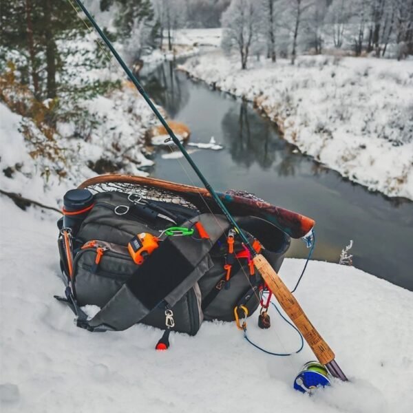 Fly Fishing Sling Pack – Crossbody Tackle Storage Bag - Image 4